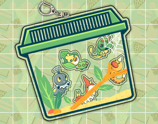 Bug Catcher 4" Shaker Charm