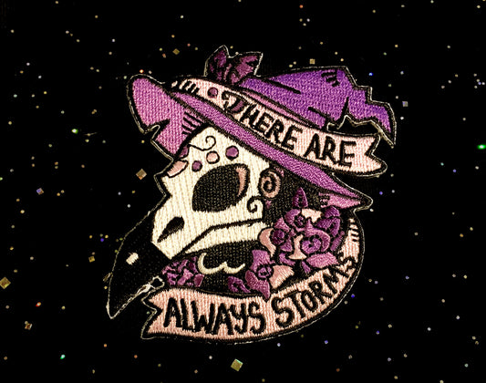 Crow Embroidered Patch