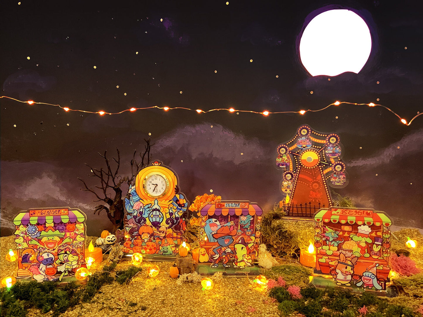 Halloween Ferris Wheel Standee