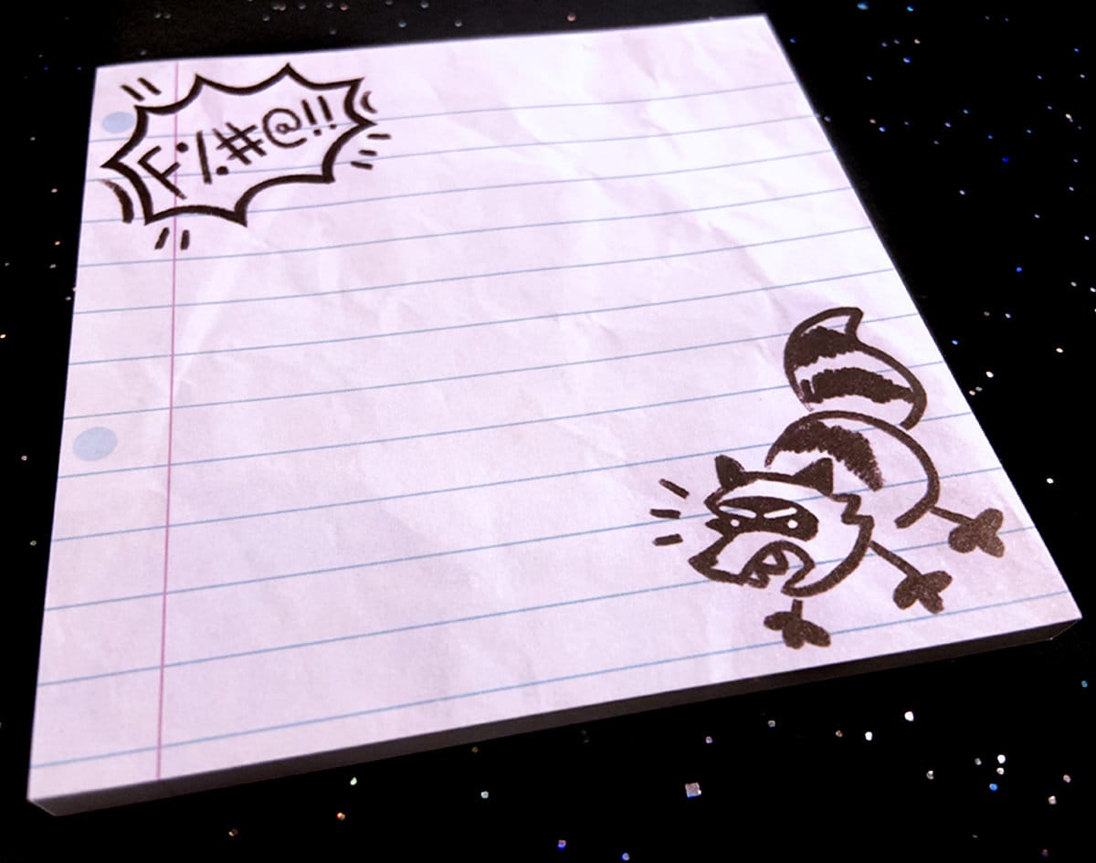 Trash Mouth Memo Pad