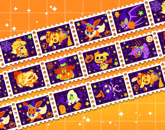 Halloween Pokemon Stamp Washi Tape