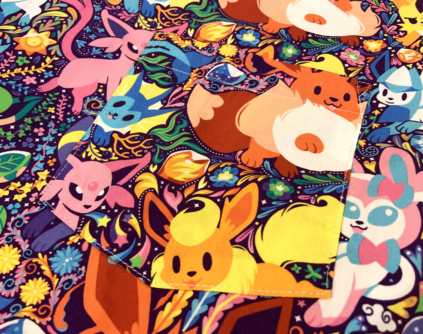Eeveelutions Button Up Shirt