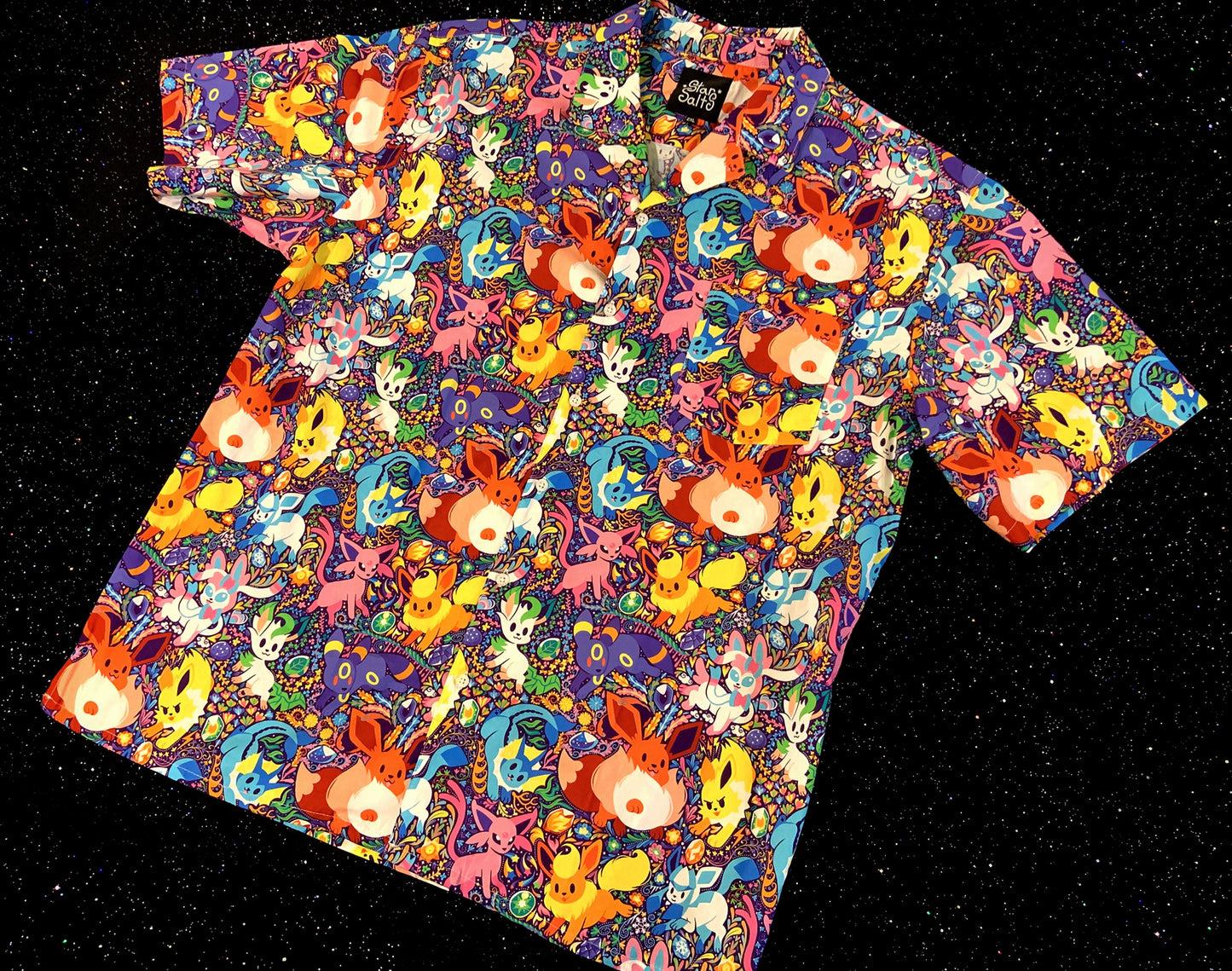 Eeveelutions Button Up Shirt