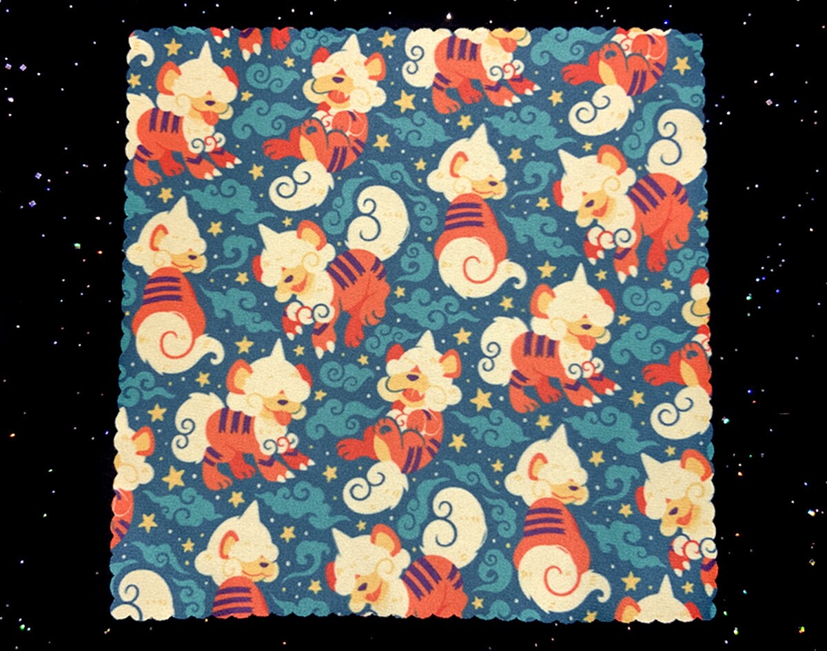 Hisuian Growlithe Microfiber Cloth