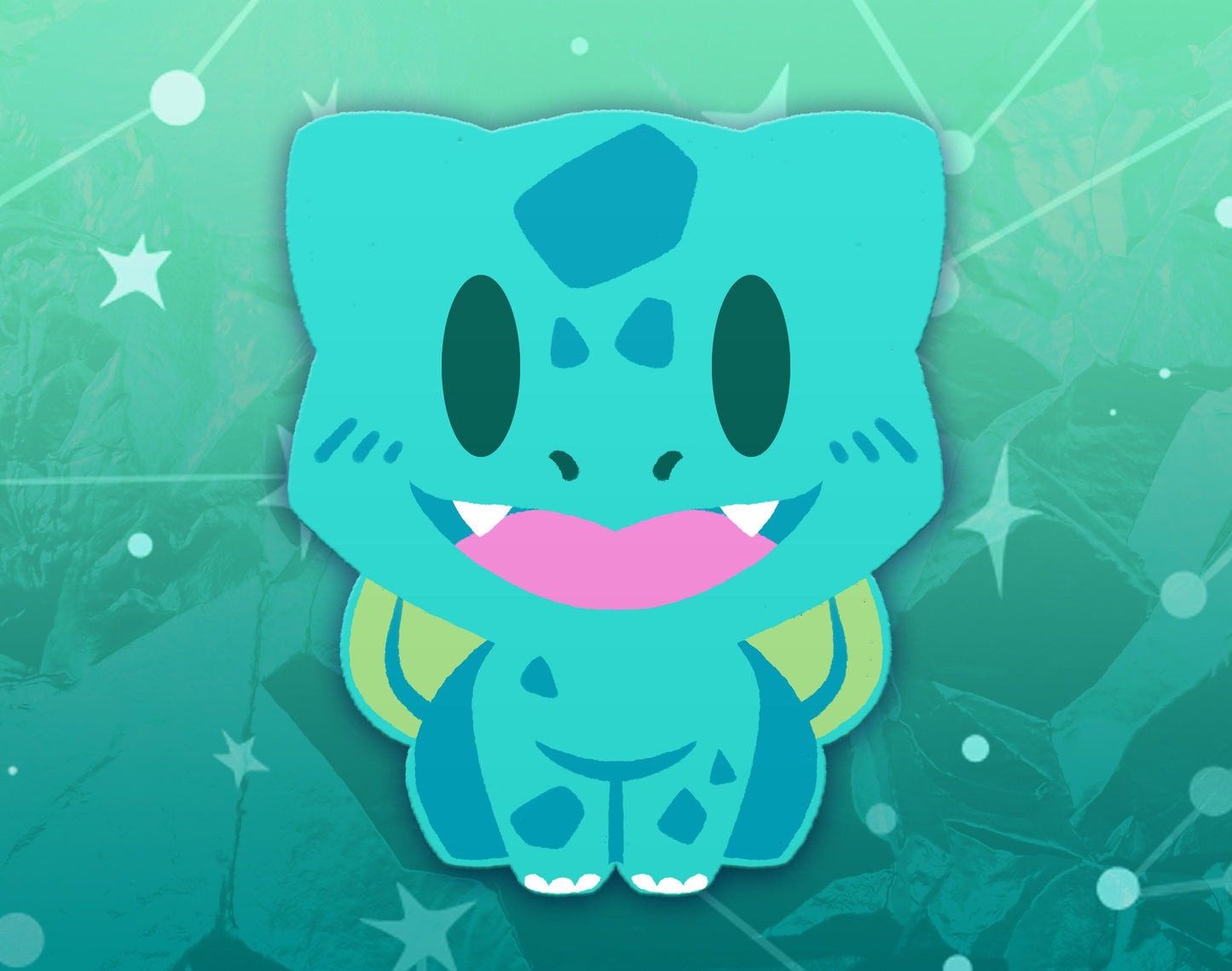 Bulbasaur Dyed Enamel Pin