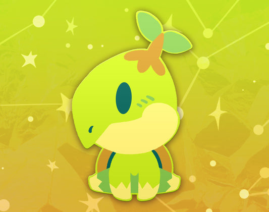 Turtwig Dyed Enamel Pin
