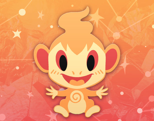 Chimchar Dyed Enamel Pin