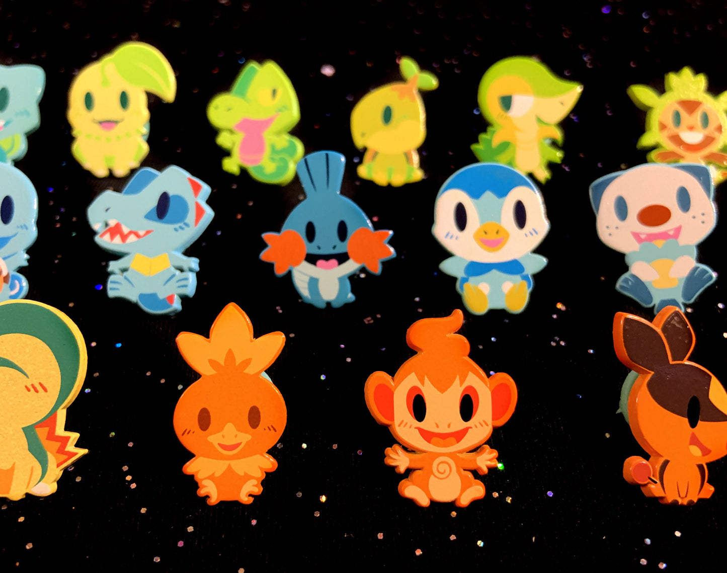 Chespin Dyed Enamel Pin