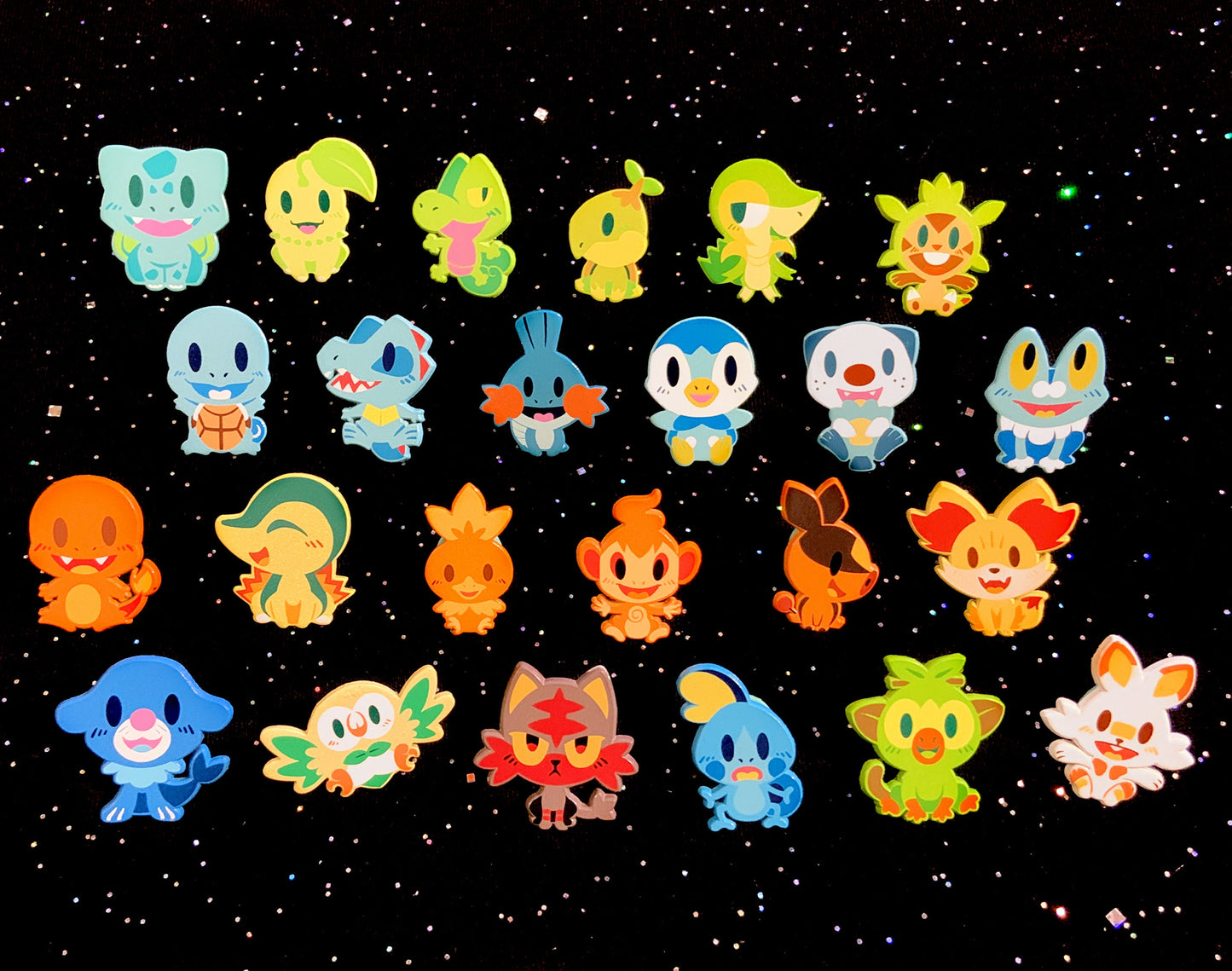 Chespin Dyed Enamel Pin