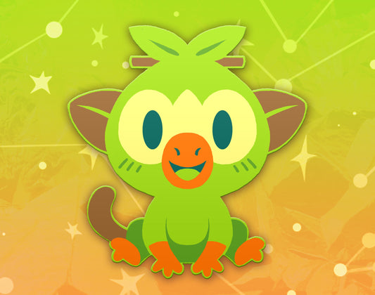 Grookey Dyed Enamel Pin