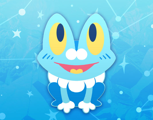 Froakie Dyed Enamel Pin