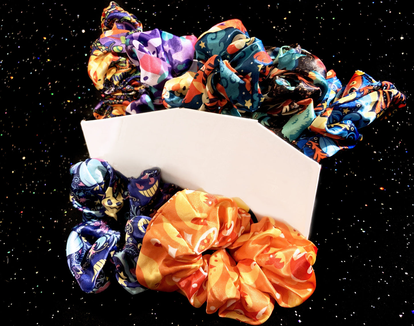 Alien Cat Scrunchie