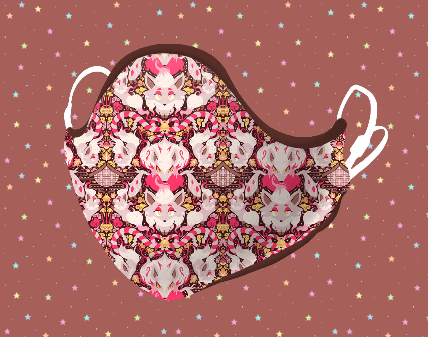 Hisuian Zorua Face Mask