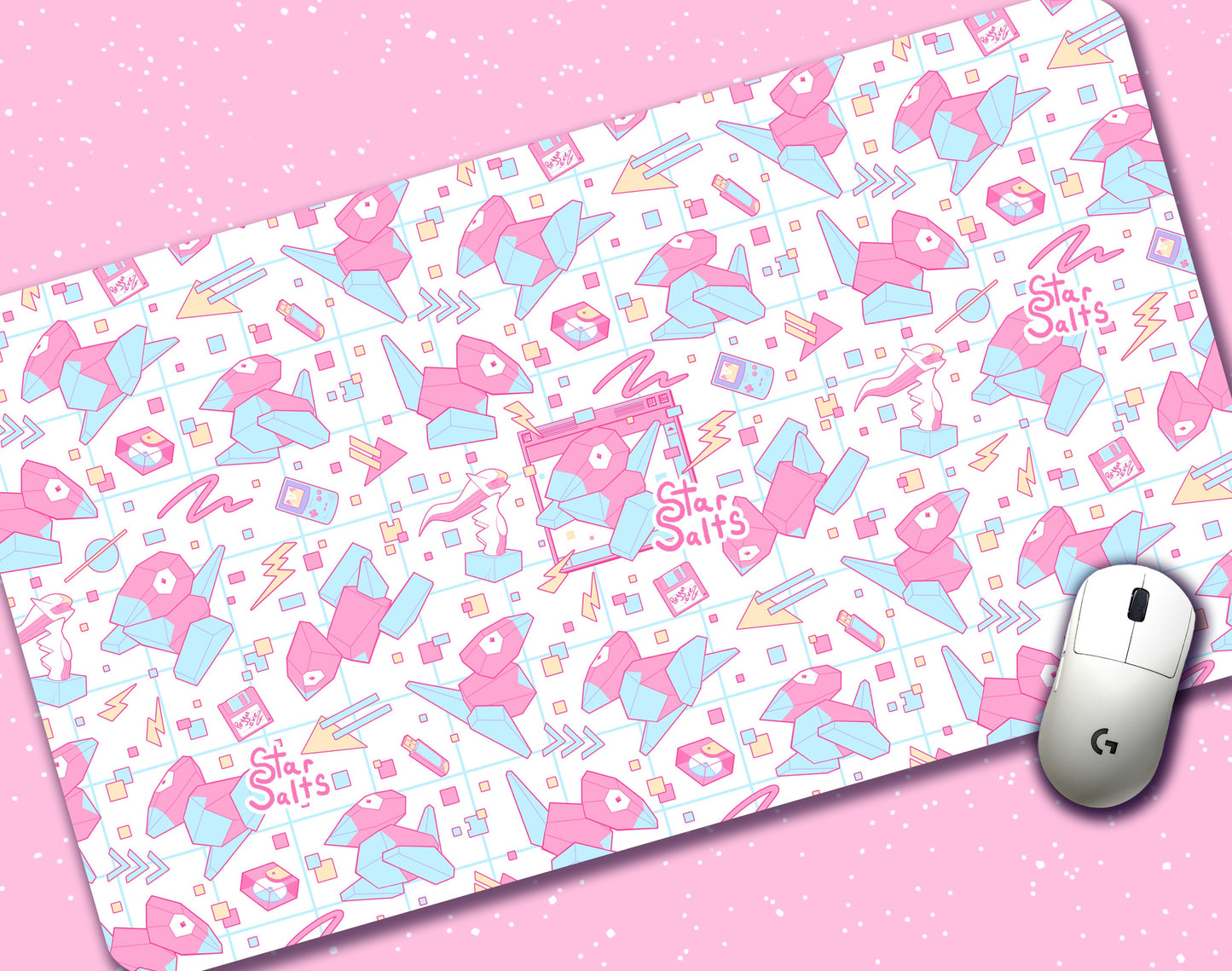 Porygon.exe Jumbo Desk Mat