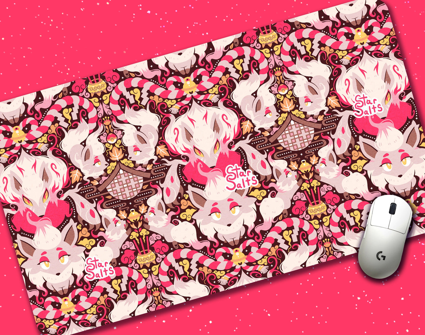 Hisuian Zorua Jumbo Desk Mat