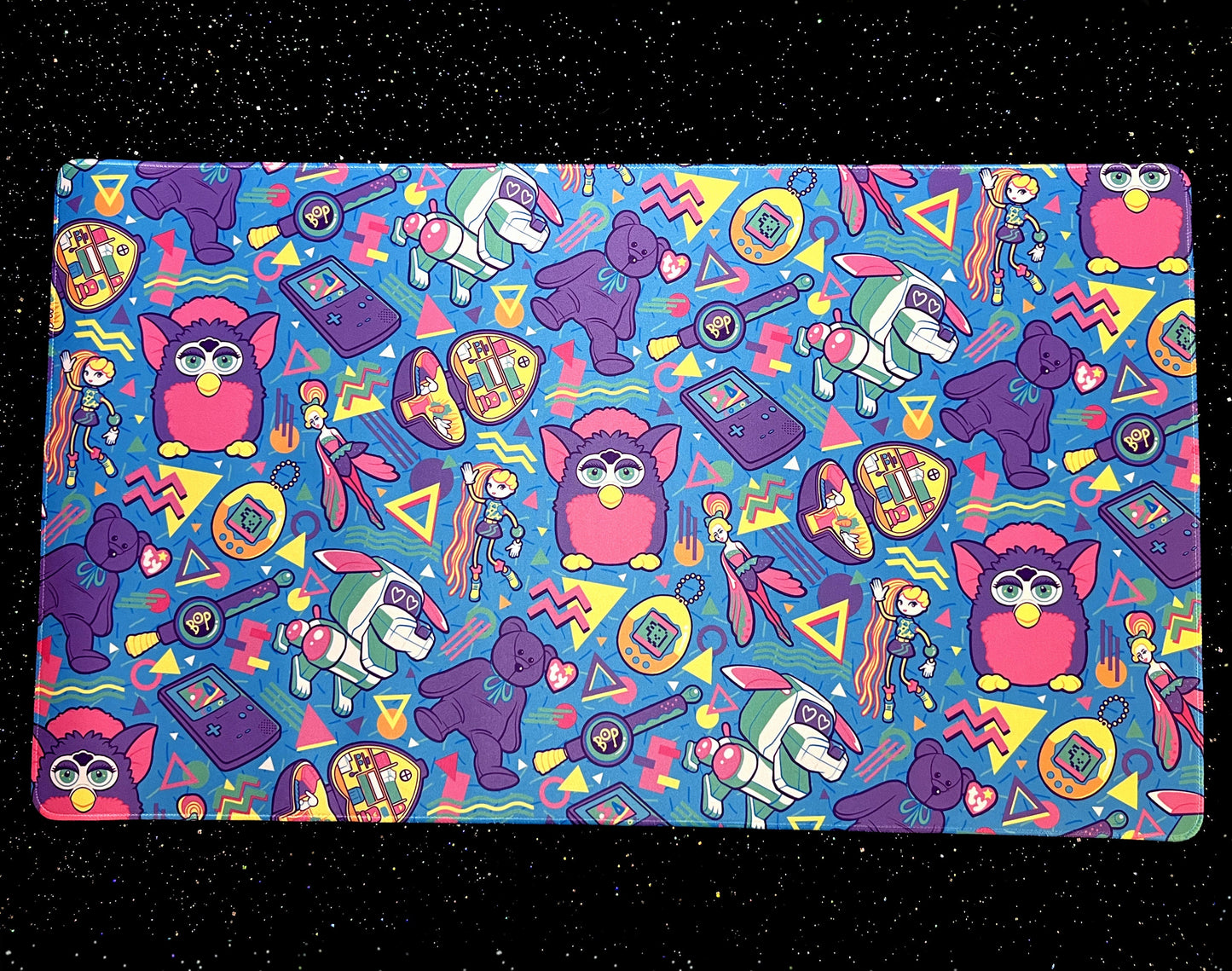 90's Toybox Jumbo Desk Mat