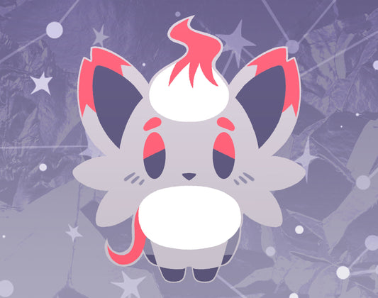 Hisuian Zorua Dyed Enamel Pin