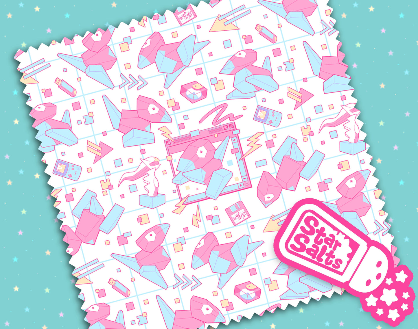 Porygon.exe Microfiber Cloth