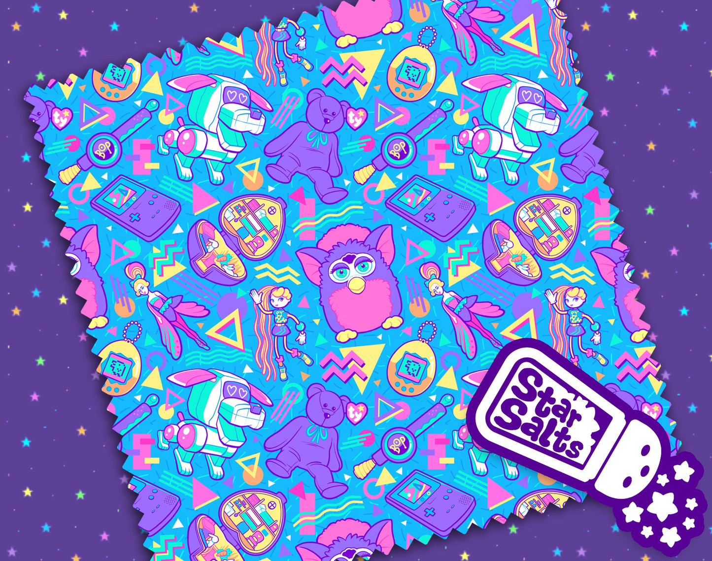 90's Toybox Microfiber Cloth