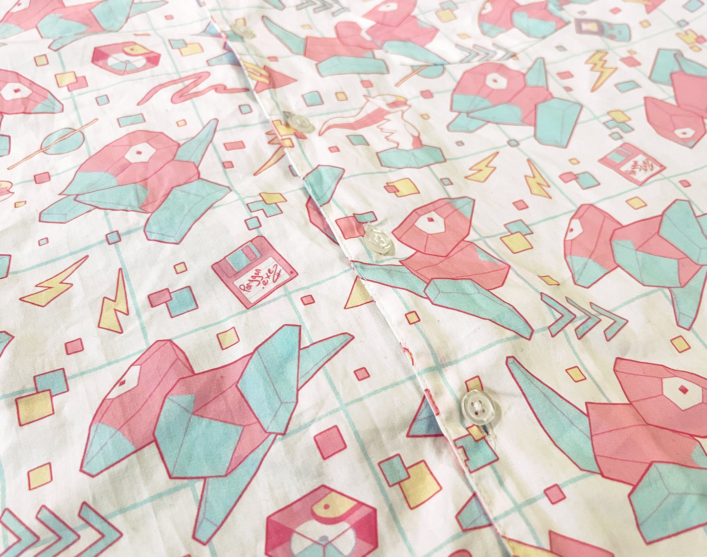 Porygon.exe Button Up Shirt