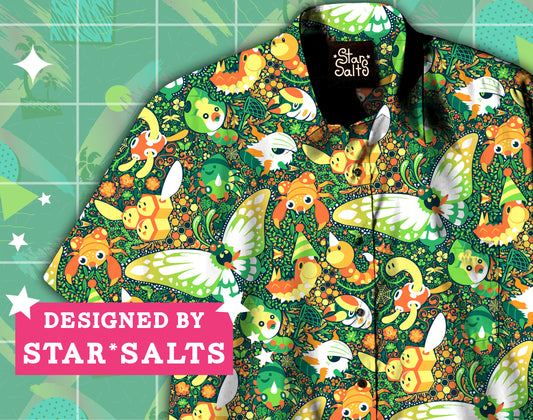 String Shot Button Up Shirt
