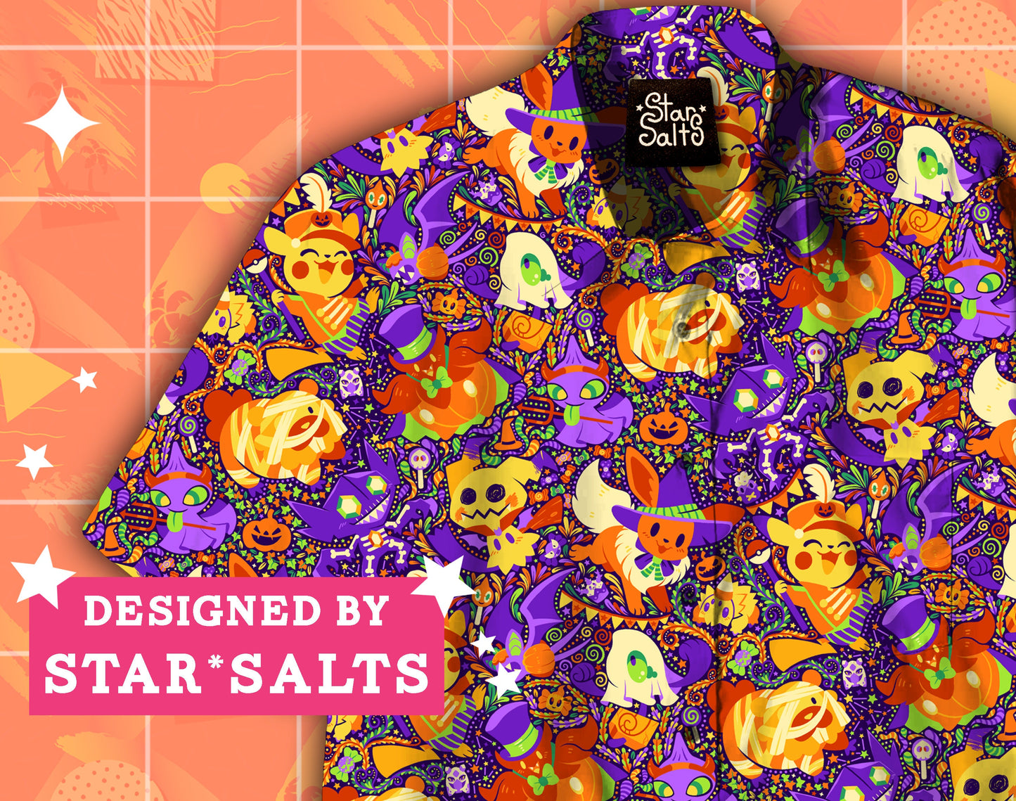 Halloween Delights Button Up Shirt