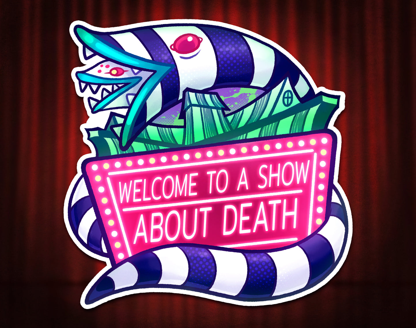 Beetlejuice Sticker