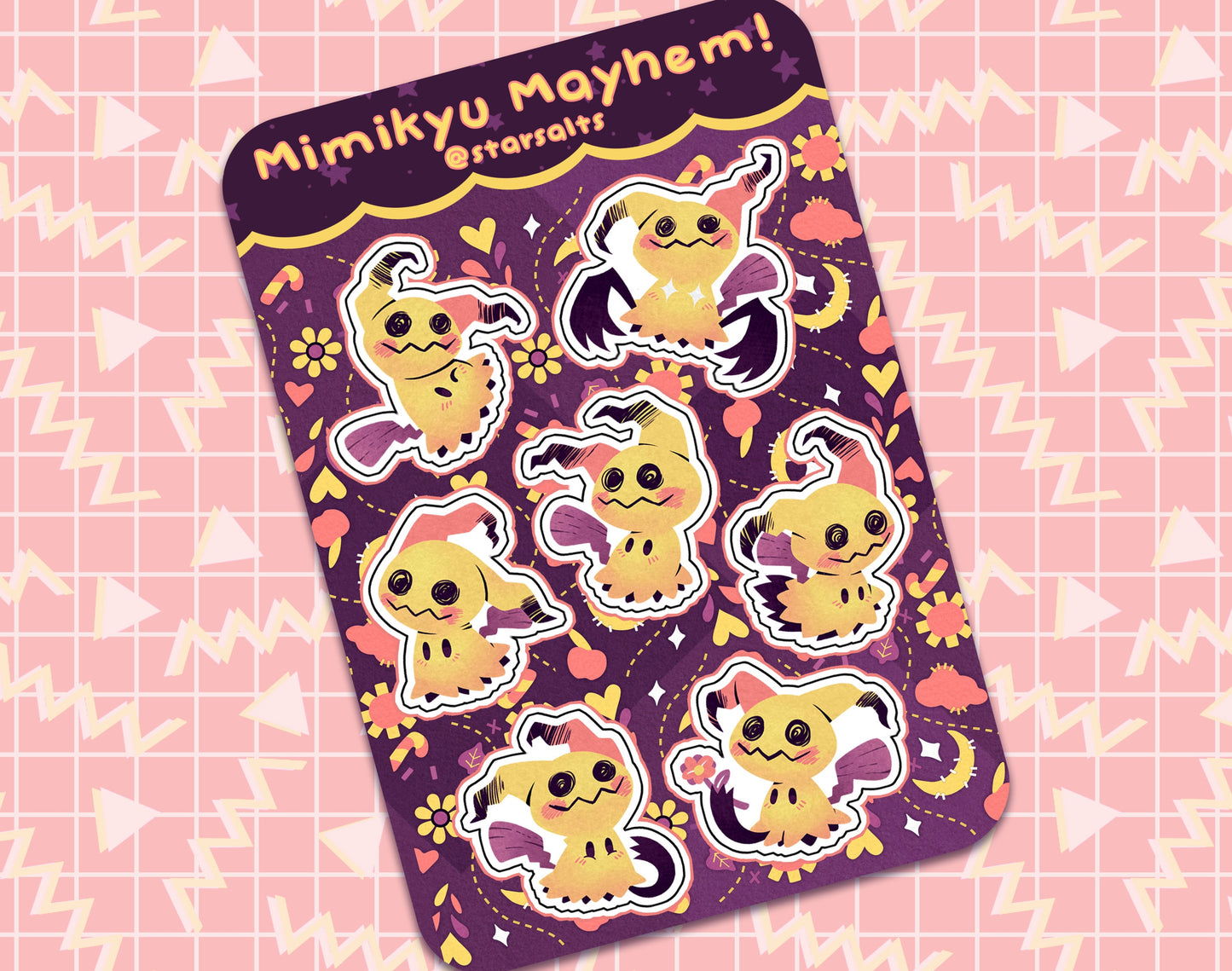 Mimikyu Mayhem Sticker Sheet