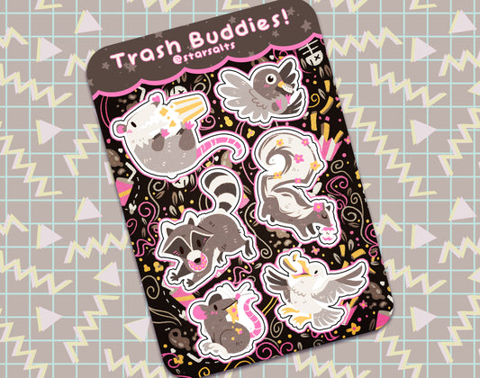 Trash Mammals Sticker Sheet