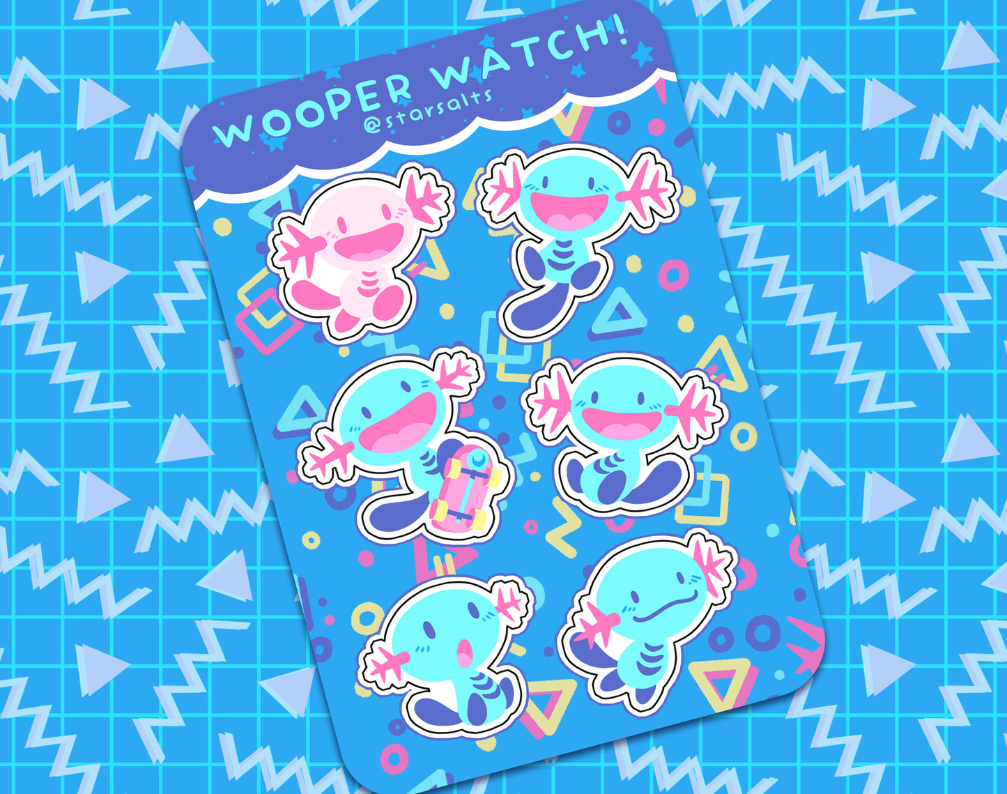 Wooper Watch Sticker Sheet