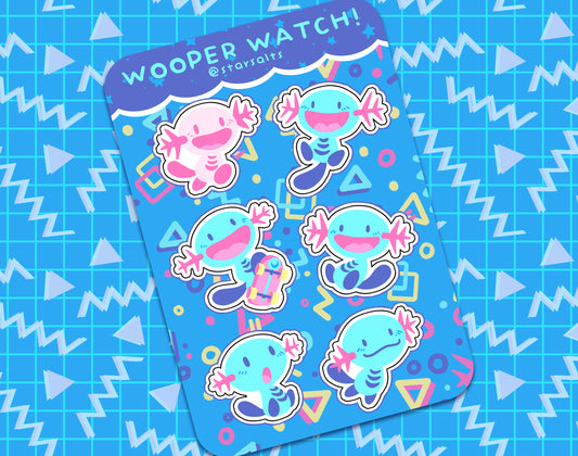 Wooper Watch Sticker Sheet