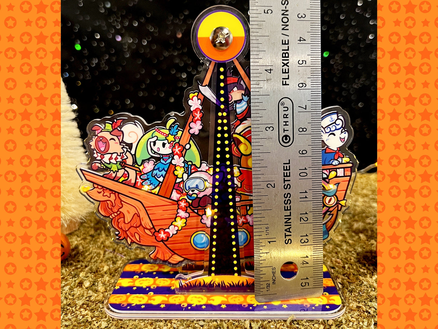 Halloween Swinging Ship Standee