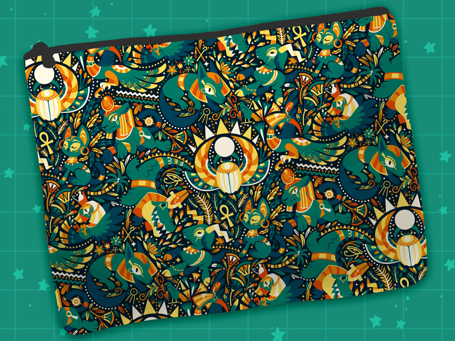 Egyptian Deities Cosmetic Bag