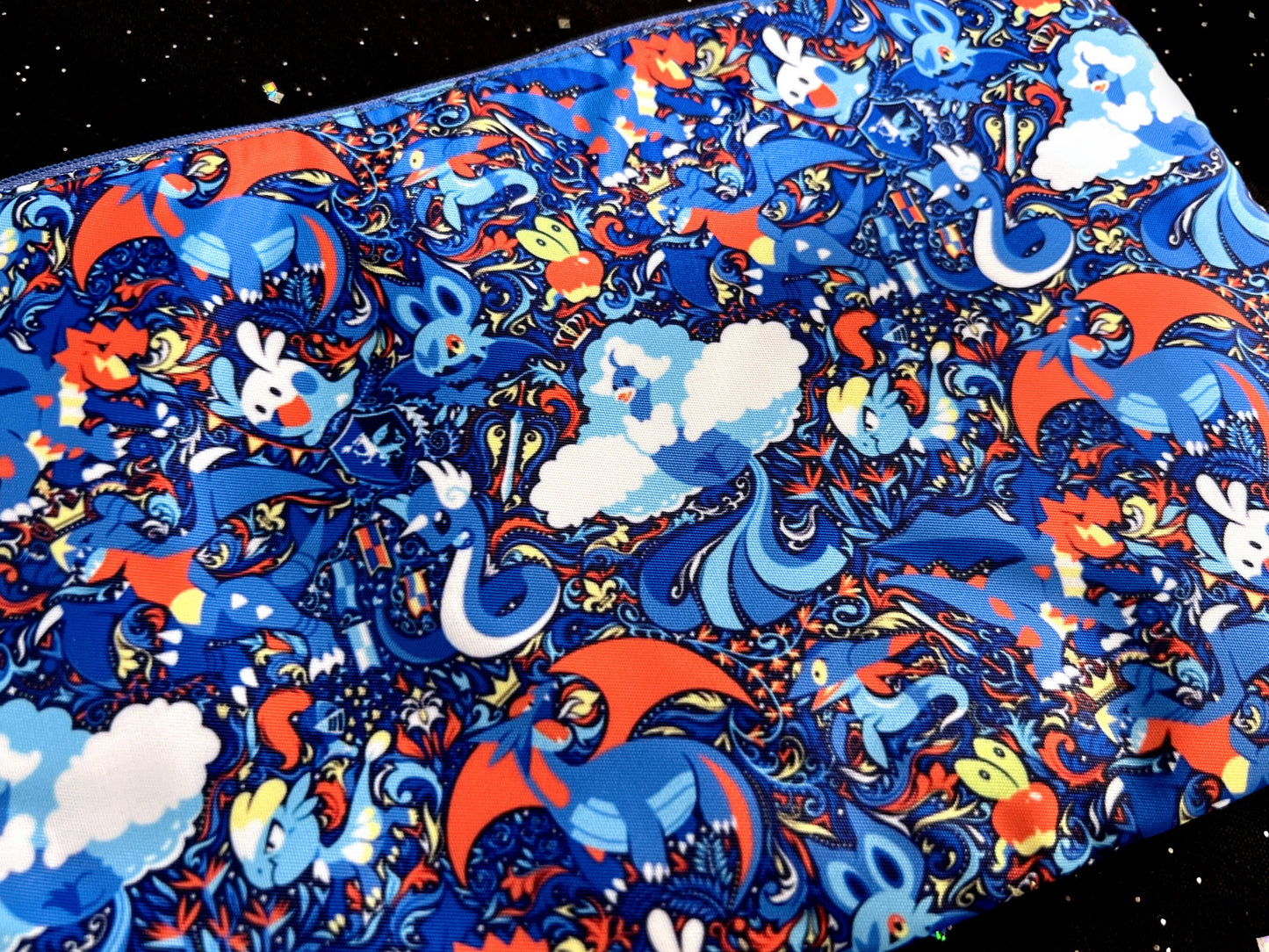 Clanging Scales Cosmetic Bag