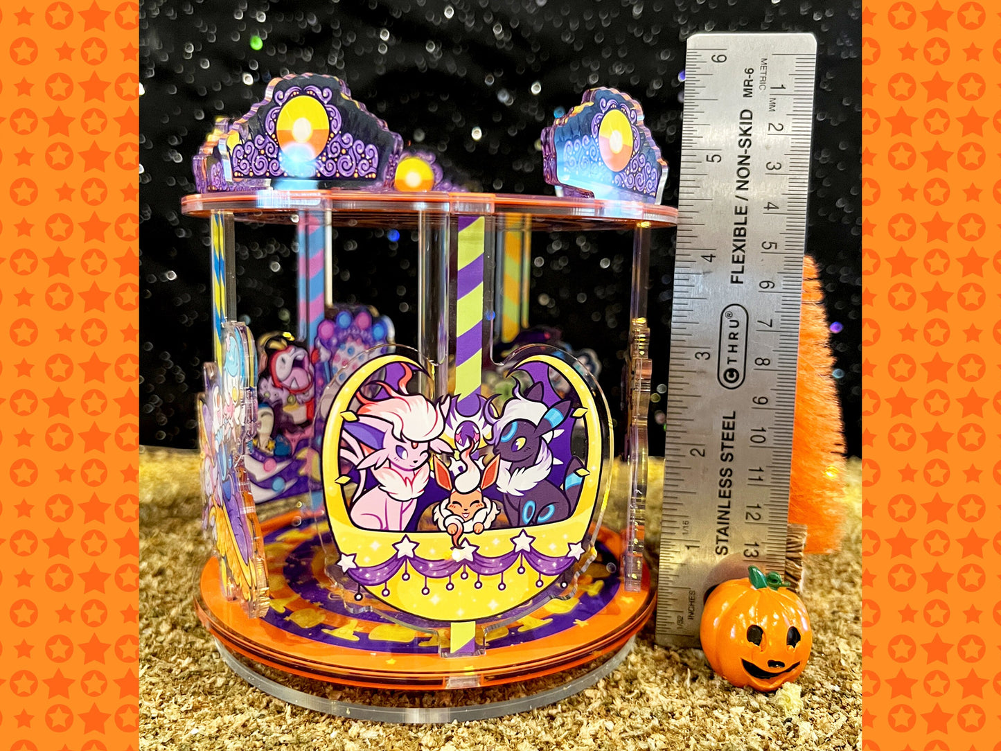 Halloween Merry-Go-Round Standee