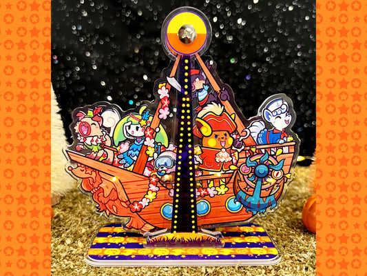 Halloween Swinging Ship Standee