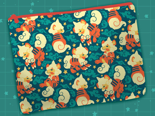 Hisuian Growlithe Cosmetic Bag