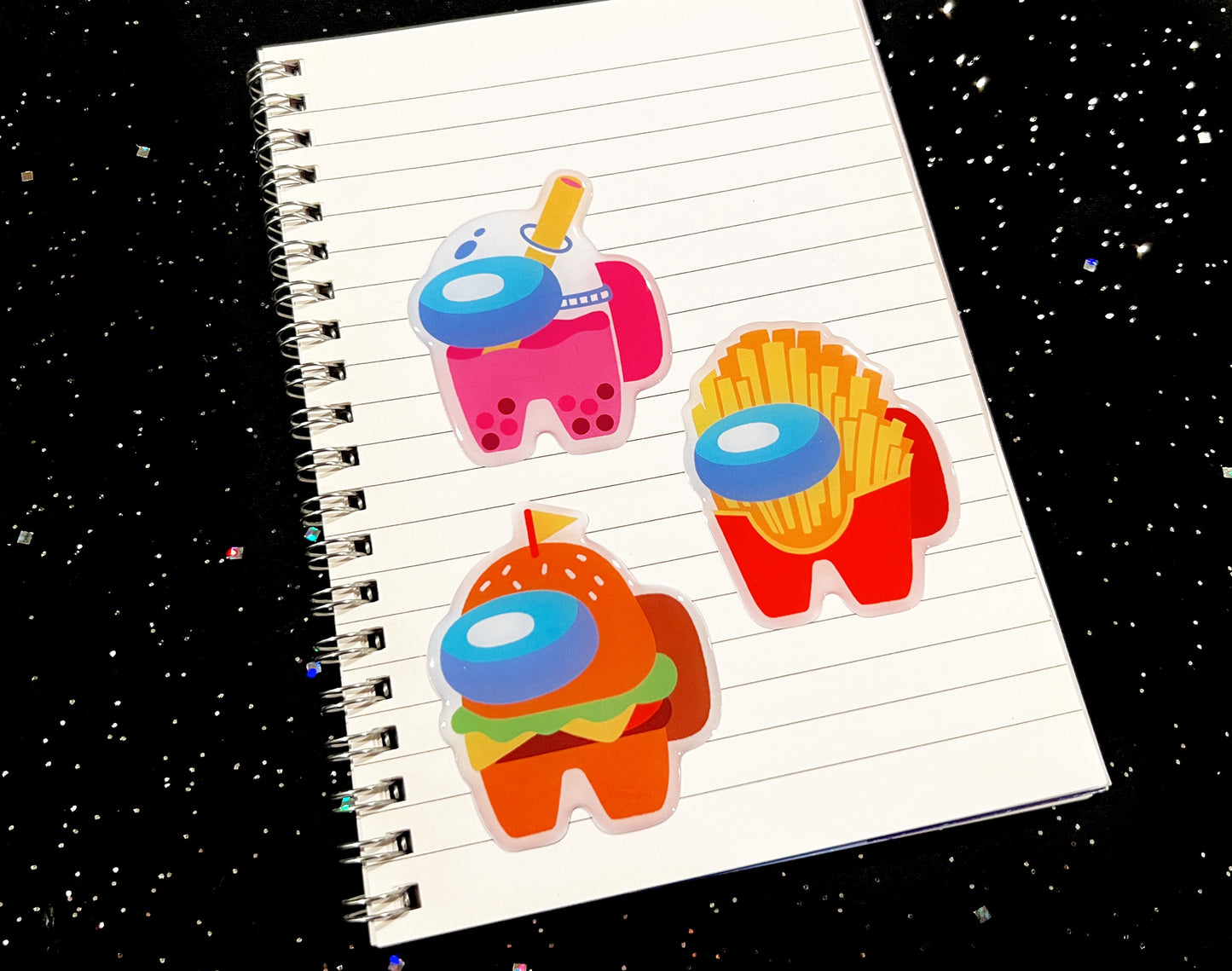 Appetizing Among Us Stickers