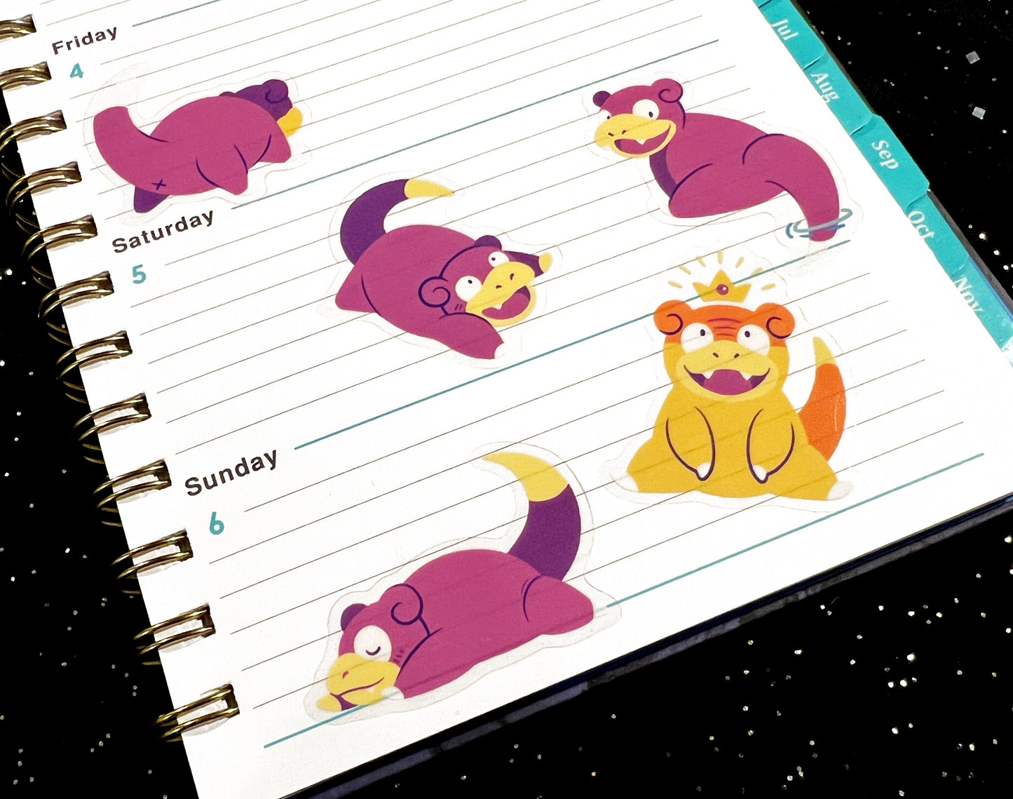 Slowpoke Vibes Sticker Sheet