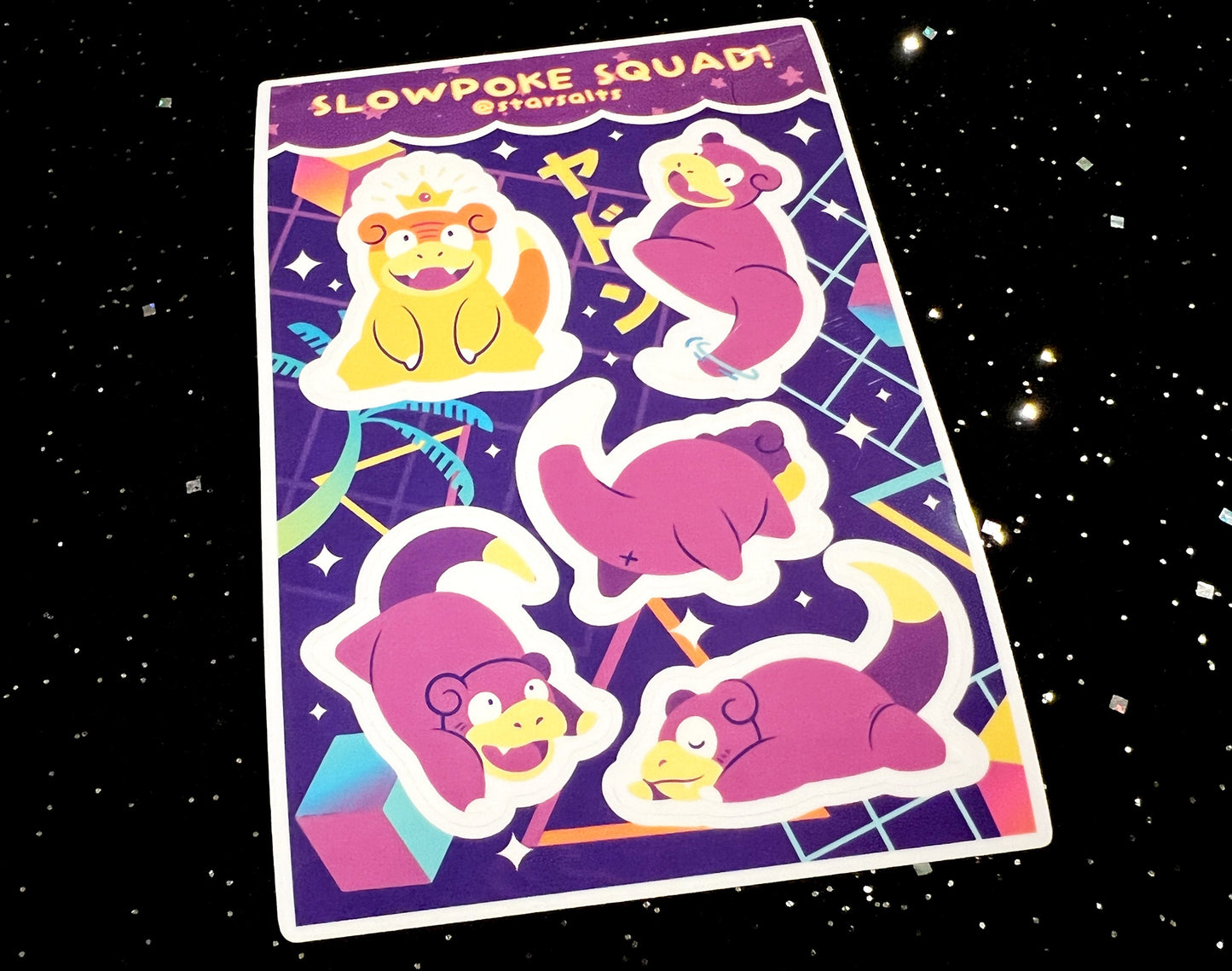 Slowpoke Vibes Sticker Sheet