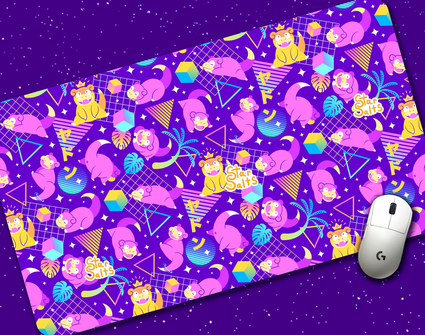Slowpoke Vibes Jumbo Desk Mat