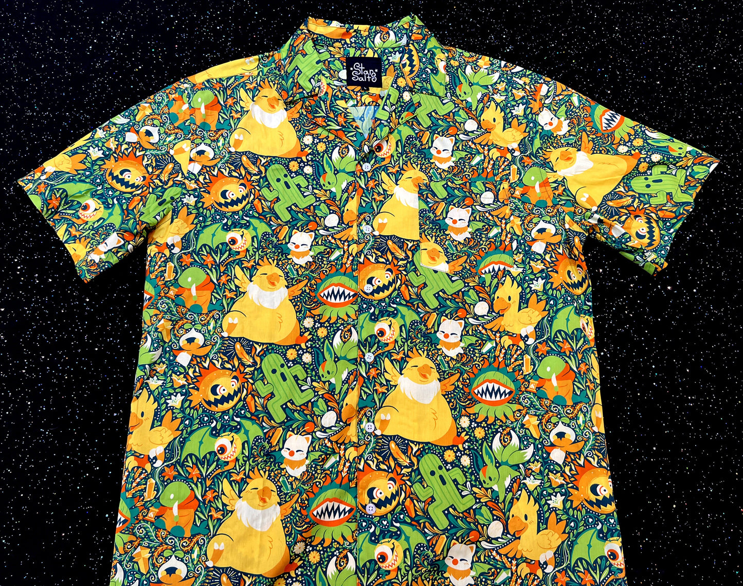 Final Fantasy Button Up Shirt