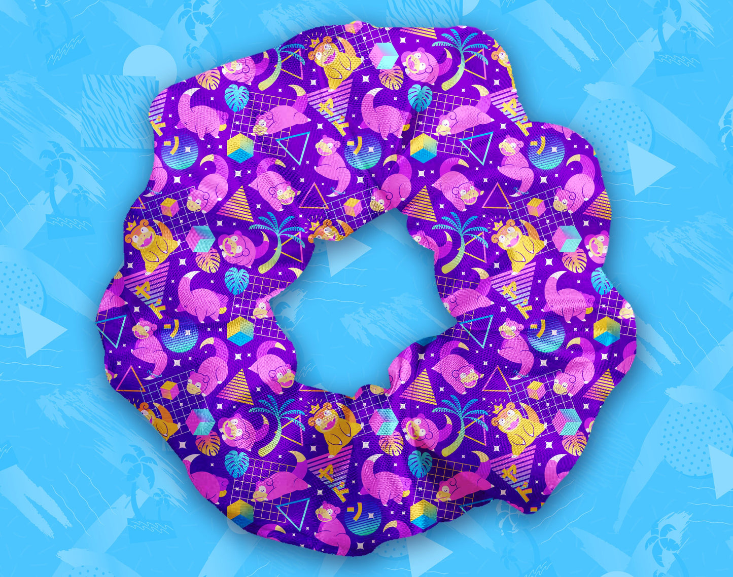 Slowpoke Vibes Scrunchie