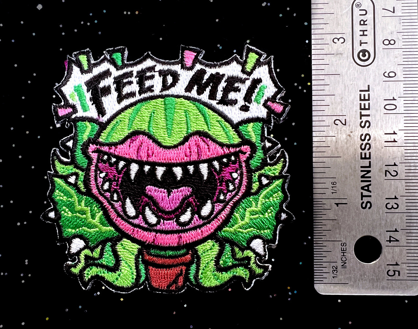Audrey 2 Embroidered Patch