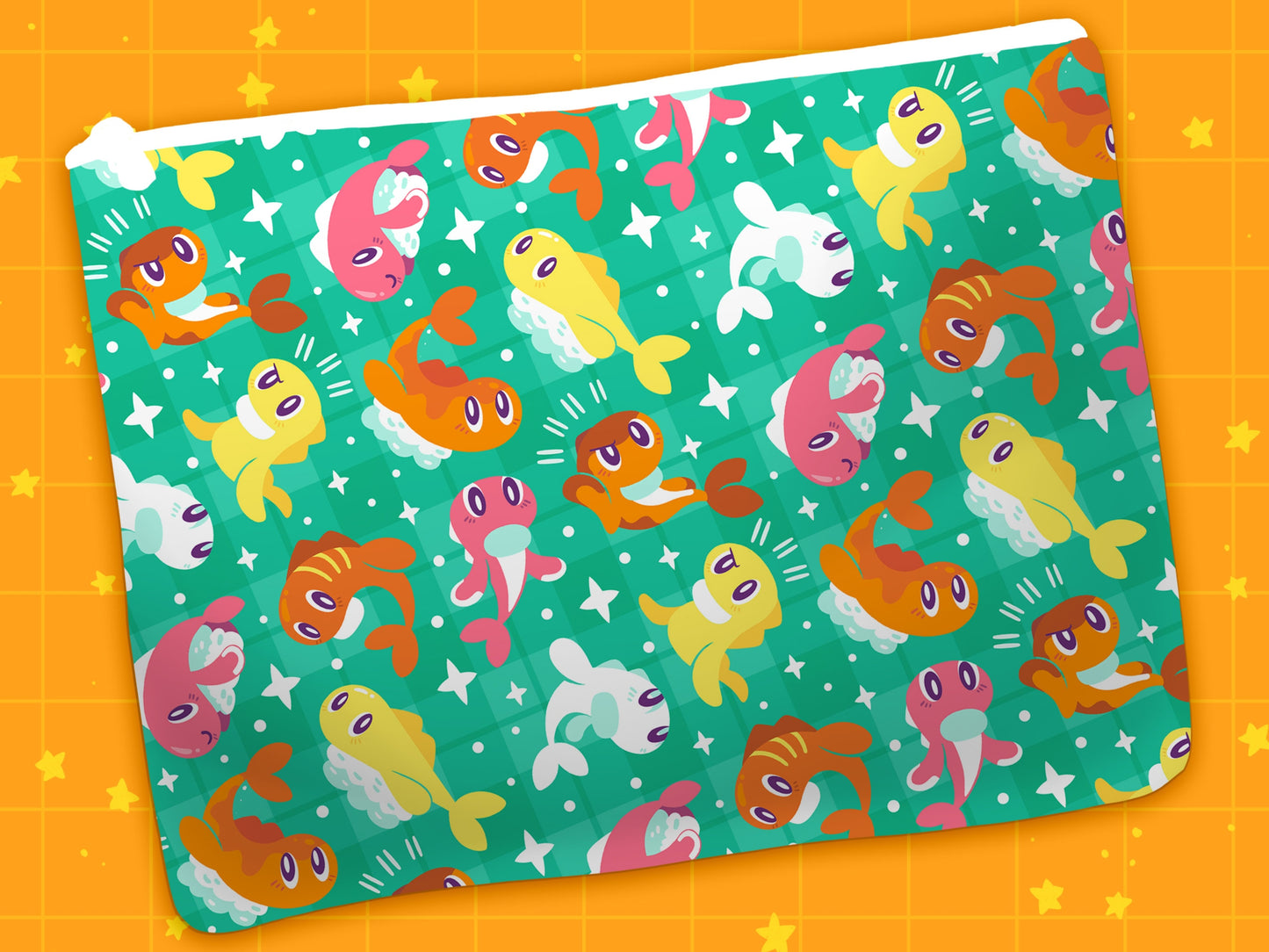 Tatsugiri Platter Cosmetic Bag