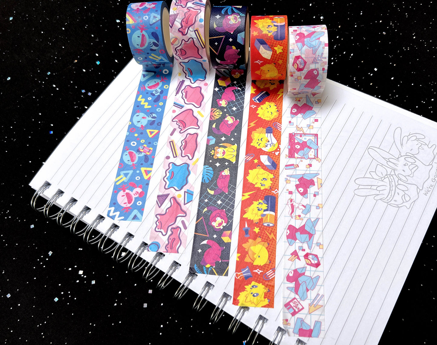Slowpoke Vibes Washi Tape