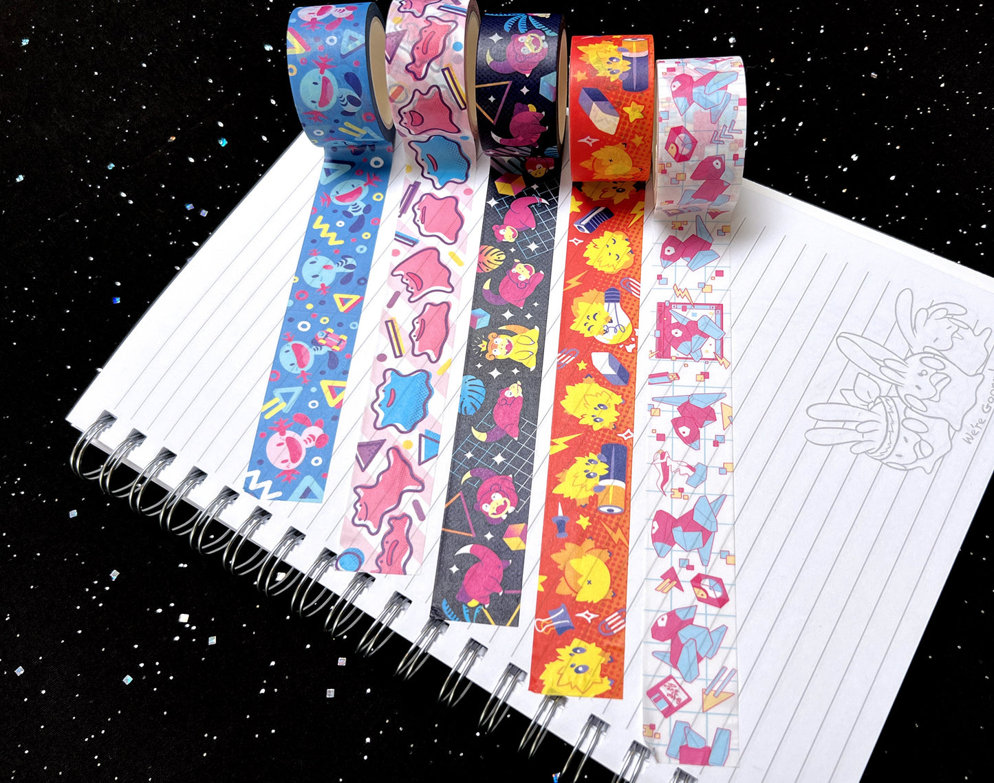 Alien Cat Washi Tape