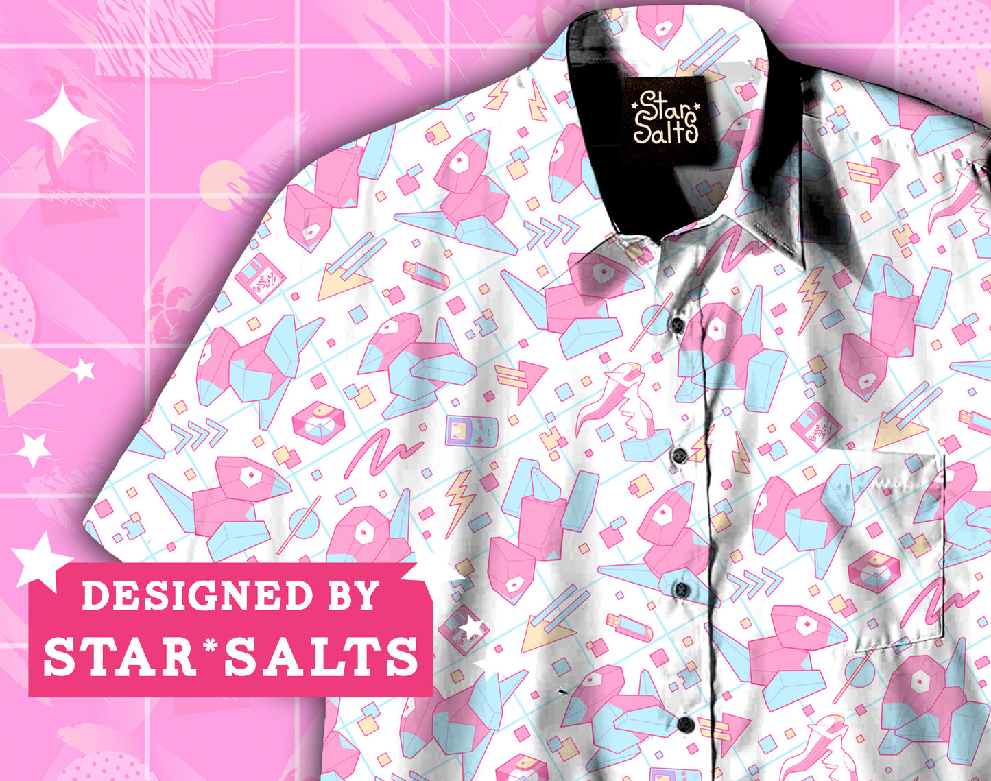Porygon.exe Button Up Shirt