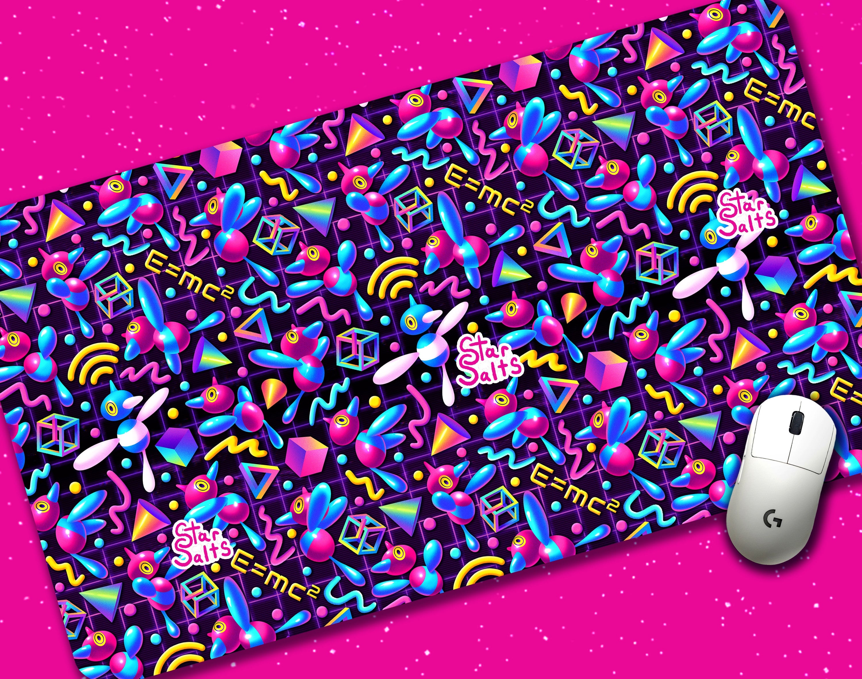 Porygon.ZIP Jumbo Desk Mat – Star⭑Salts