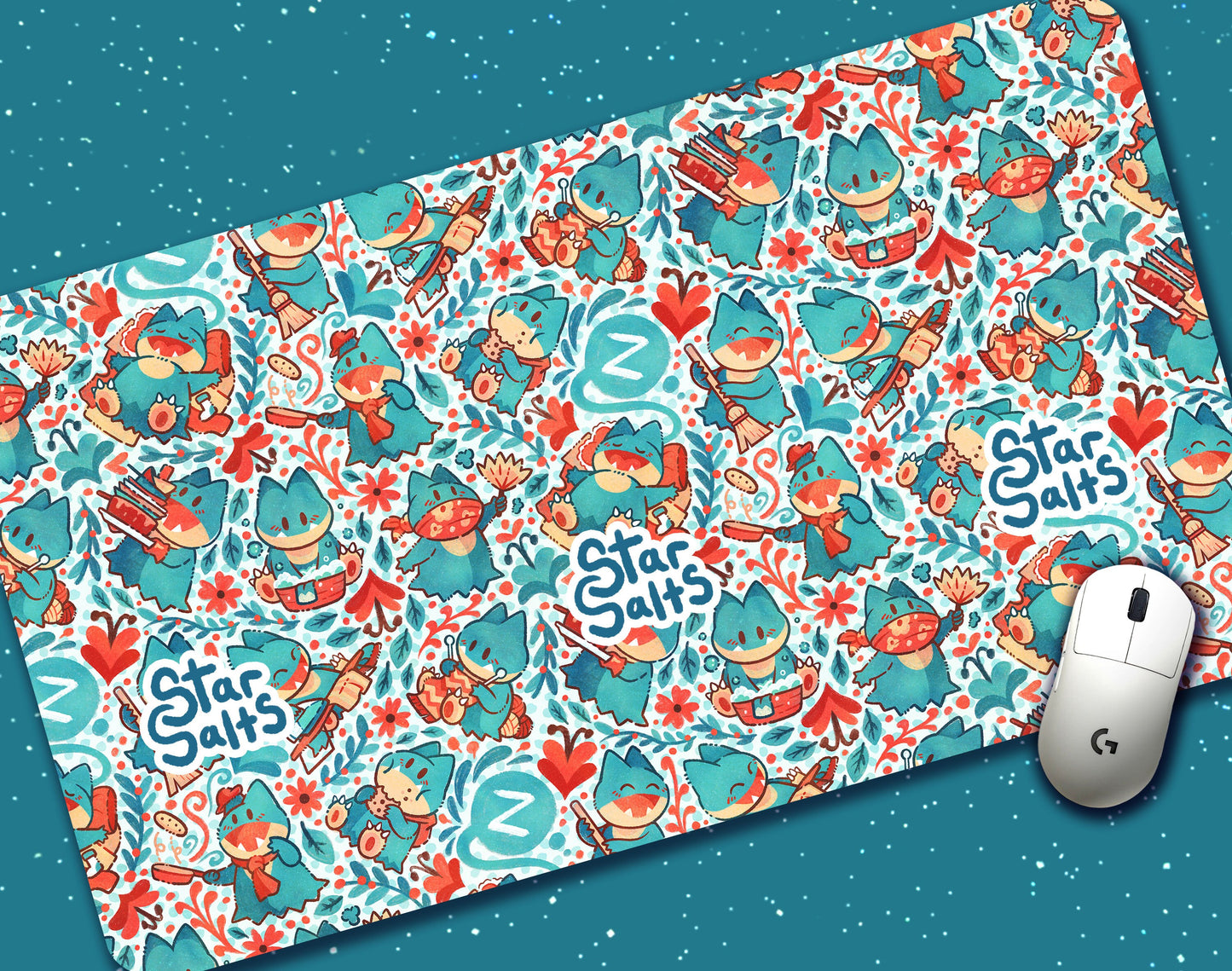 Many Munchlax Jumbo Desk Mat